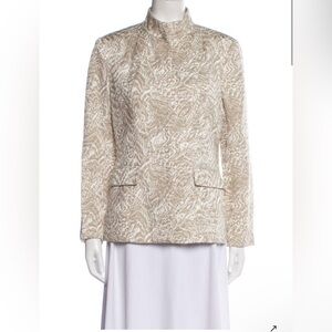Neiman Marcus Cotton and Silk
Printed Blazer / Jacket